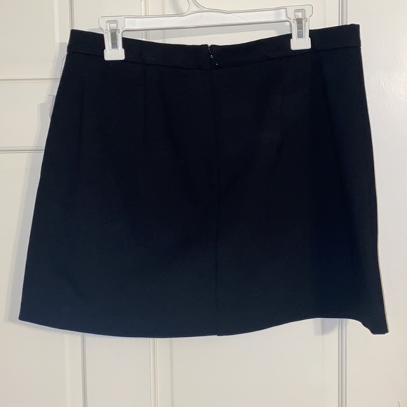 NWT Maison Jules Black Button Mini Skirt - Picture 4 of 5